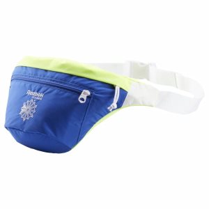 Torebki Męskie Reebok Classic Retro Running Waistbag Niebieskie/Zielone PL 52DNROG